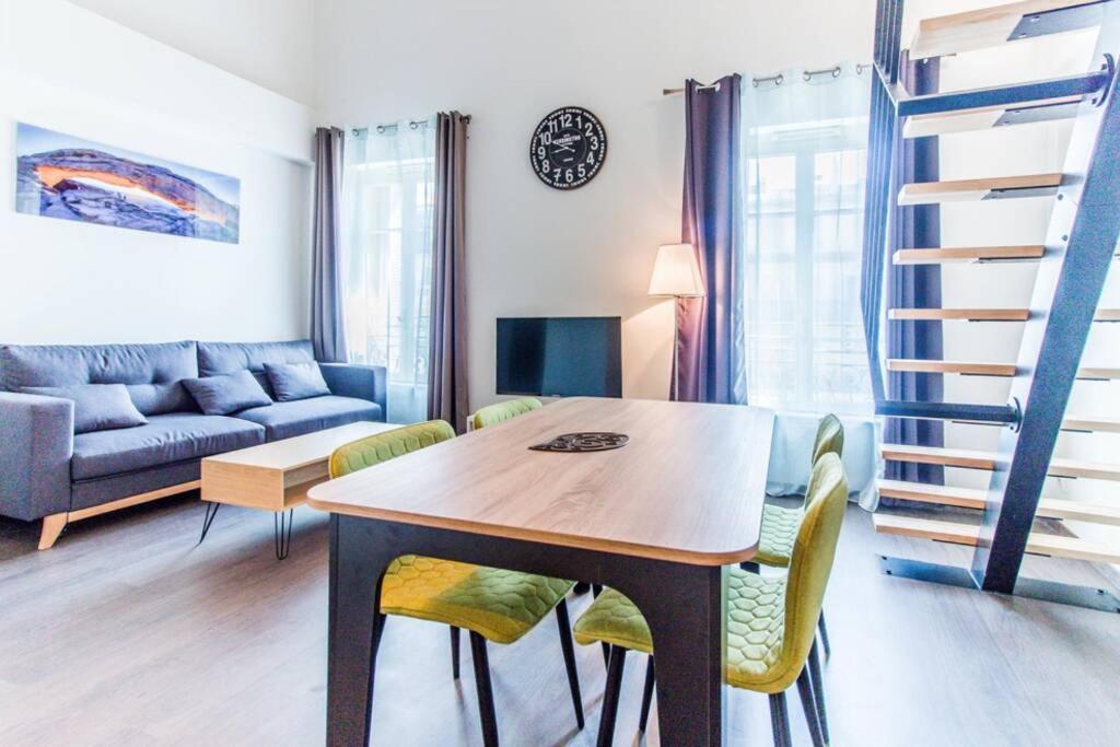 Appartement Haussmannien Type Loft, Climatise - Vieux-Port-Le Panier, 马赛 外观 照片